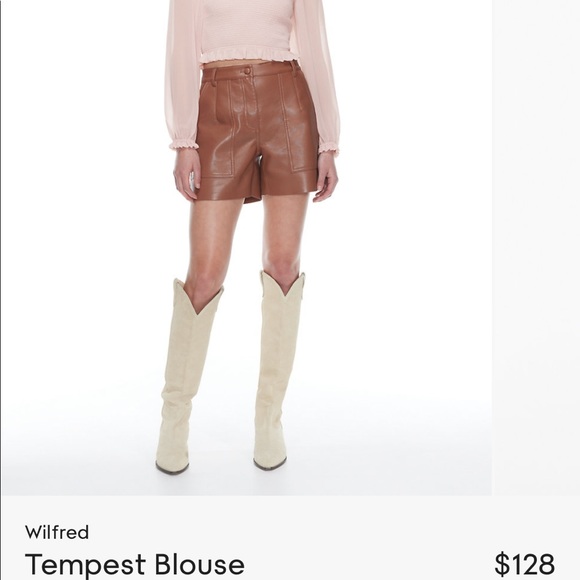 SOLD!Aritzia Wilfred tempest blouse - Picture 6 of 8